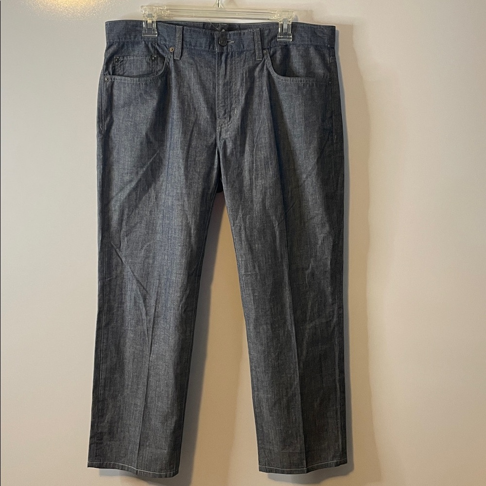 VINCE VM 212 Slim Fit Gray Cropped Chino Pants Size 34 NWOT